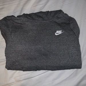 Gray Nike hoodie